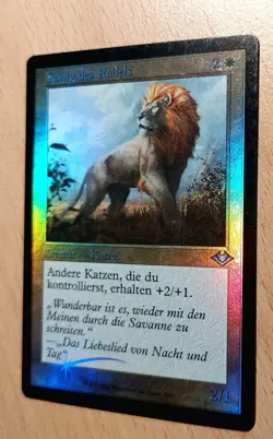 Mtg Magic: # FOIL # Konig des Rudels / King of the Pride, DEUTSCH, Katzen Lord - Image 1