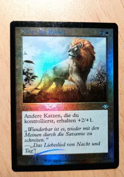 Mtg Magic: # FOIL # Konig des Rudels / King of the Pride, DEUTSCH, Katzen Lord - Image 2