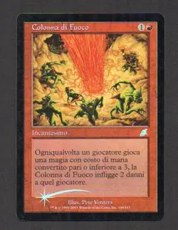 MTG FOIL Pyrostatic Pillar Colonna di Fuoco FOIL (Scourge) - Image 1