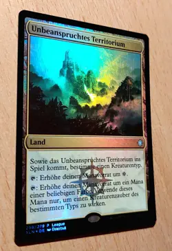 Mtg Magic: # FOIL # Unbeanspruchtes Territorium, Unclaimed Territory, DEUTSCH - Image 1