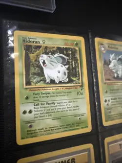 Vintage Pokemon Card Lot Base Set - Gym - Team Rocket - Lot Of 9 - Image 2