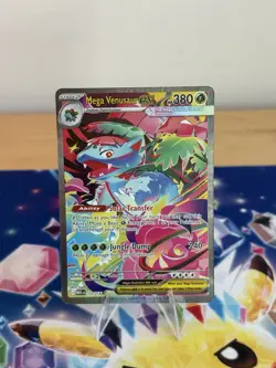 Mega Venusaur EX SIR 177/132 Mega Evolution English Pokemon TCG Near Mint Card - Image 1