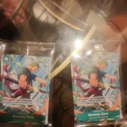 2 One Piece Tcg Roronoa Zoro 2026 C2E2 Promo Card In Hand!! Ships asap - Image 1