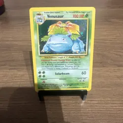 💥 VENUSAUR HOLO Rare # 15/102 | BASE SET | Pokemon 1999 TCG Vintage Card MP - Image 1