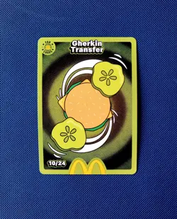 McDonald's Gherkin Transfer 10/24 Trading Card 2026 UK Fan Card (Unused code) - Image 1