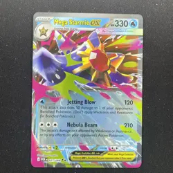 Mega Starmie ex - 021/088 - Perfect Order - Double Rare Pokemon TCG Card - Image 1
