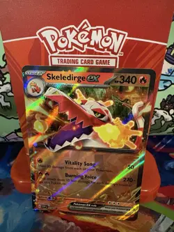 Pokemon Skeledirge EX 034 Scarlet & Violet Promo Cards Double Rare Holo NM - Image 2