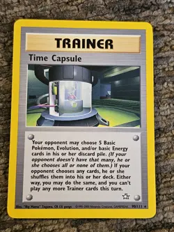 Time Capsule 90/111 Trainer - Neo Genesis Set - Pokemon Card - Excellent - Image 1