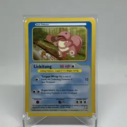 Funskool Lickitung Pokemon TCG 90 HP Basic Card C05 2004 Card Stock - Image 1