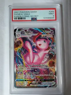Fusion Strike Mew VMAX Card 269/264 PSA 9 - Image 1
