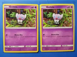 4x Gothorita 53/145, 4x Gothita 52/145 Pokemon card SM Guardians Rising NM - Image 2