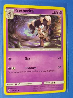 4x Gothorita 53/145, 4x Gothita 52/145 Pokemon card SM Guardians Rising NM - Image 5
