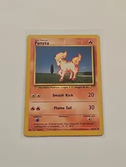 Pokemon Card - Ponyta 1st Edition Base Set 60/102 Common Mint! Fast Shipping - Image 1