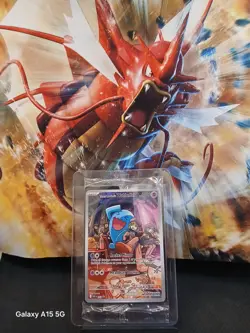 Team Rockets Wobbuffet 203 ETB Promo Pokemon Card Sealed With Dividers - Image 1