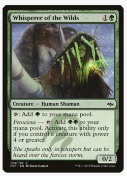 Magic the Gathering Cards Whisperer of the Wilds (x4) PLAYSET Fate Reforged NM - Image 1