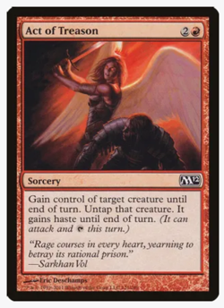 Magic the Gathering Cards Act of Treason (x4) PLAYSET Mixed Sets NM/LP - Image 1