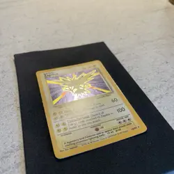 Zapdos 16/102 Pokemon Card TCG Base Set Unlimited Holo Rare - Image 4