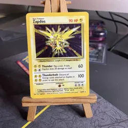 Pokemon TCG Zapdos Base Set 16/102 Holo Unlimited Holo Rare EX Condition 1999 - Image 1