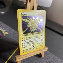 Pokemon TCG Zapdos Base Set 16/102 Holo Unlimited Holo Rare EX Condition 1999 - Image 3