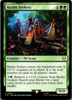 Magic the Gathering Realm Seekers The Lord of the Rings Commander MTG Free Ship! - Image 1