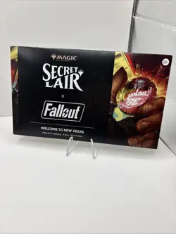MTG Secret Lair X Fallout: Welcome to New Vegas Foil Edition Sealed **IN HAND** - Image 1