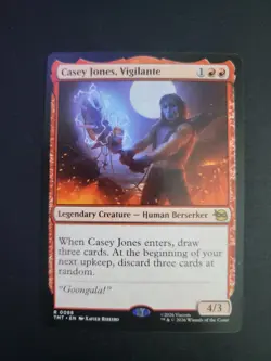 Casey Jones, Vigilante Rare MTG Ninja Turtles - Image 1