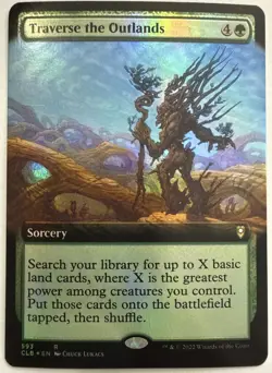 MTG / Traverse the Outlands / CLB / #593 / Regular (Extended Art) / Rare / NM - Image 1