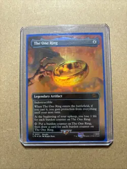 MTG Magic the Gathering Lord of the Rings the One Ring Borderless 451 - Image 1