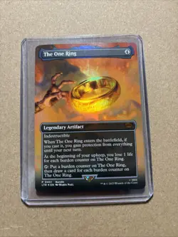 MTG Magic the Gathering Lord of the Rings the One Ring Borderless 451 - Image 3