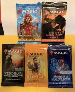 Huge Lot of 24 Magic The Gathering Sealed Packs - Unopened Draft & Set Boosters! - Image 3