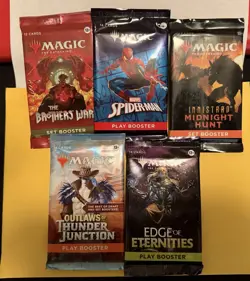Huge Lot of 24 Magic The Gathering Sealed Packs - Unopened Draft & Set Boosters! - Image 4