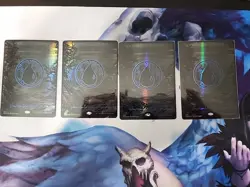 MTG Phyrexia All Will Be One Oil Slick Raised Basic Lands, 4 Ea Color. Playset - Image 3
