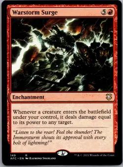 Warstorm Surge Commander: Adventures in the Forgotten Realms Regular LP-NM - Image 1