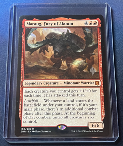 MTG Moraug, Fury of Akoum Zendikar Rising 150/280 Magic the Gathering Mythic - Image 1