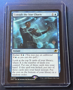 MTG Consult the Star Charts Edge Of Eternities 0051 NM Magic the Gathering Promo - Image 1