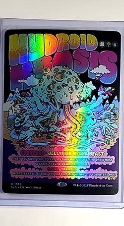 2023 MTG Magic the Gathering SLD Secret Lair Poster Foil #1332 Hydroid Krasis - Image 1