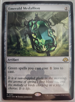 MTG - 2024 - Modern Horizons 3 - Emerald Medallion - Unplayed - Image 1