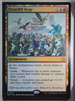 Frostcliff Siege - R 187 - MTG - Tarkir: Dragonstorm (TDM) - Image 1
