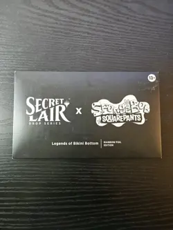 SpongeBob Legends of Bikini Bottom Rainbow Foil Edition Secret Lair Sealed - Image 1