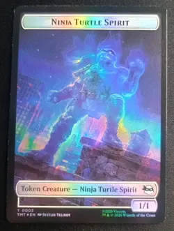 MTG TMNT - Ninja Turtle Spirit / Food - Foil Token - Image 1