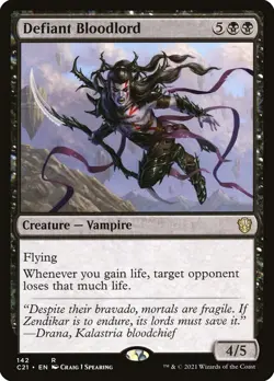 MTG Defiant Bloodlord ** Commander 2021 ** English - Image 1