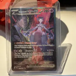 Pokemon TCG Team Rockets Mewtwo EX 213/182 Full Art Destined Rivals English - Image 1