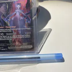 Pokemon TCG Team Rockets Mewtwo EX 213/182 Full Art Destined Rivals English - Image 4