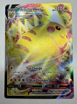 Pikachu VMAX SWSH286 SWSH: Sword & Shield Promo Cards Holo Pokemon Card - Image 1