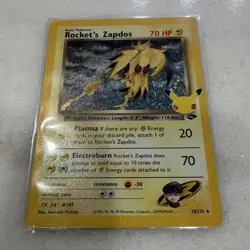 Rocket's Zapdos 15/132 Gym Challenge Rare Holo Pokemon TCG Nintendo 1999 - Image 4