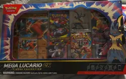 Pokemon TCG Mega Lucario ex Premium Figure Collection Box Factory Sealed - Image 1