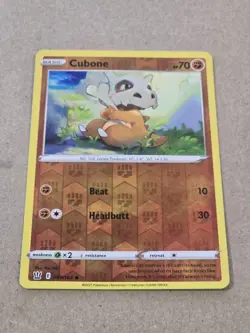 Pokemon - Cubone - Battle Styles - 069/163 - Reverse Holo - NM - Image 1