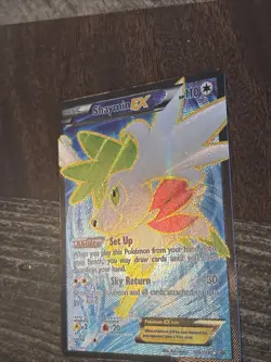 Pokemon TCG Shaymin EX Roaring Skies 106/108 Full Art Ultra Rare Holo - Image 3