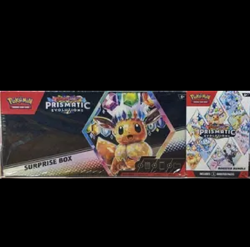 (Sealed) Prismatic Evolutions Sam's Club Surprise Box + Booster Bundle Pokemon - Image 1