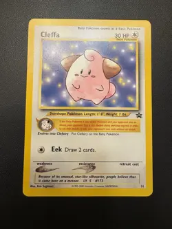 Cleffa 31/53 Wotc Promo Regular - Vintage Pokemon TCG - Image 1
